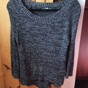 Black knit sweater